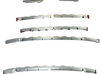 For Ford Transit Custom 2012–2018 Matte Chrome Front Grille Trim Set | 7 Piece Upgrade | Van-X