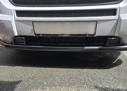 For Fiat Ducato Lower Bumper Honeycomb Grille Gloss Black | Front Lower Grille | Van-X