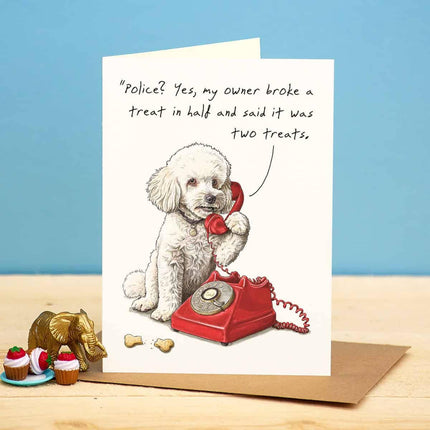 Treat Crime Card  - Everyday Card - Funny