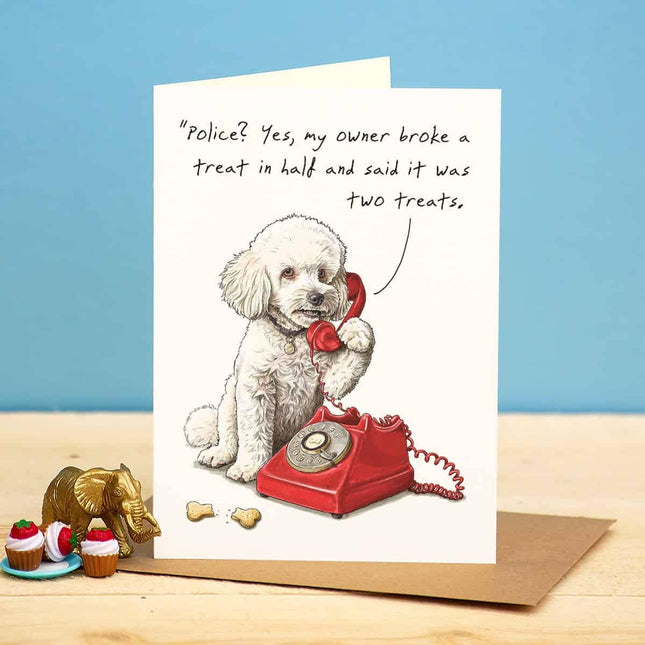 Treat Crime Card  - Everyday Card - Funny