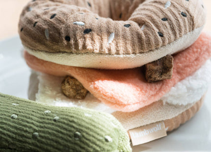 Bagel + Pickle enrichment dog toy