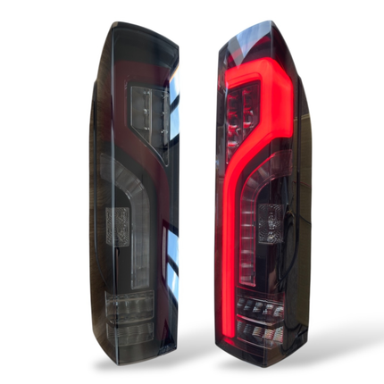 For Fiat Ducato Full LED Rear Light Cluster | Tail Light, Rear Light Unit, Smoked LED Replacement | RAM ProMaster Van-X - NEW