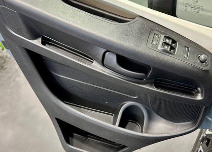 For Vauxhall Movano Rubber Door Pocket Inserts | Black Interior Liner Set | Van-X