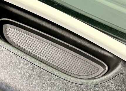 For Vauxhall Movano Rubber Door Pocket Inserts | Black Interior Liner Set | Van-X