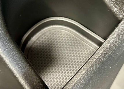 For Vauxhall Movano Rubber Door Pocket Inserts | Black Interior Liner Set | Van-X