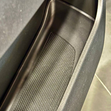 For Fiat Ducato RAM ProMaster Rubber Door Pocket Liner Inserts - Black - Van-X | Premium Door Storage Solution