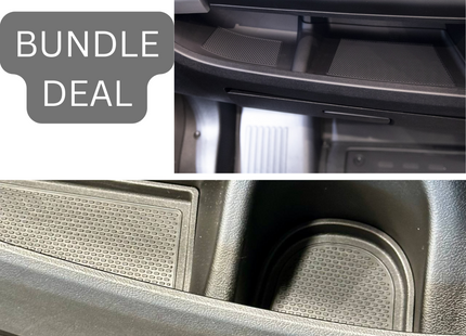 For Vauxhall Movano Interior Bundle Rubber Mats- Black | Van-X