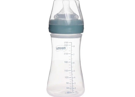 Mooma Kindy Bottle Medium Flow 6-18 months 250ml - Ball Blue