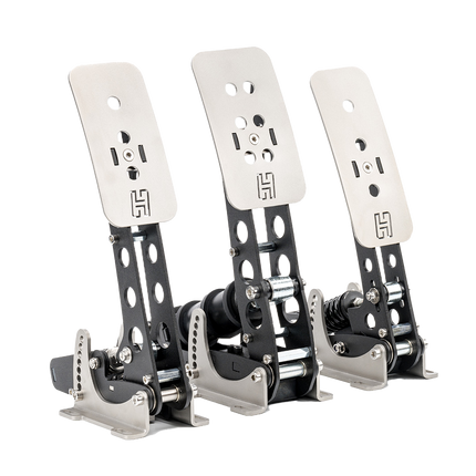 Heusinkveld Sprint 3-Pedal Set (Black) – Professional Sim Racing Brake, Throttle & Clutch | Load Cell Precision