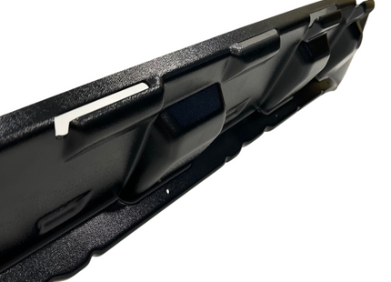For Ford Transit Custom MK1 Front Lower Bumper Protector Mudguard Black Smooth (2012–2018) | Van-X
