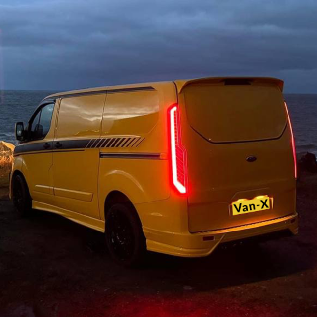 For Transit Custom MK1 LED Rear Lights Tail Lights – Sequential Indicators with Smoked Lenses