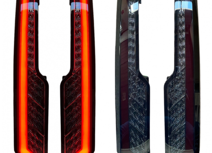 For Ford Transit Custom MK1 LED Rear Tail Lights – Smoked Lenses & Sequential Indicators | Van-X