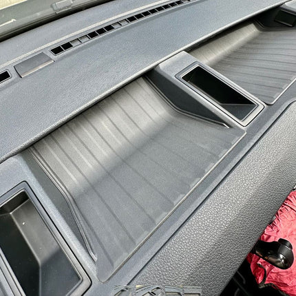 For MAN TGE / VW New Crafter Top Dashboard Rubber Inserts Mats - Non-Slip, Custom Fit, Durable Interior Accessory