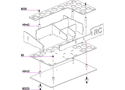RC Tool Storage Rack