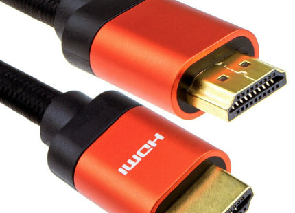 The Electronics Hub 8K@60Hz UHD HDMI v2.1 Cable Gold Plated / Orange