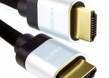 The Electronics Hub 8K@60Hz UHD HDMI v2.1 Cable Gold Plated / Silver 1m