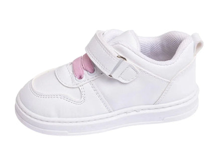 HelloBaby Touch-Fastening Faux Leather Baby Trainers