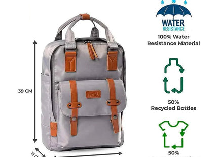 Eco Friendly Rucksack Backpack Waterproof for Laptop & Casual Outdoor Travel KEY