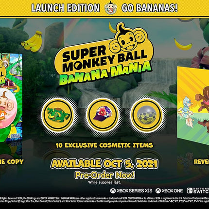 Super Monkey Ball Banana Mania Launch Edition - PlayStation 5