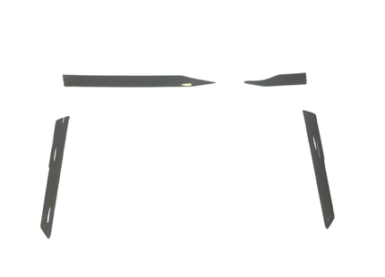 For VW T6.1 4-Piece Lower Dashboard & Door Trim Set | Gloss Black Interior Upgrade | Van-X
