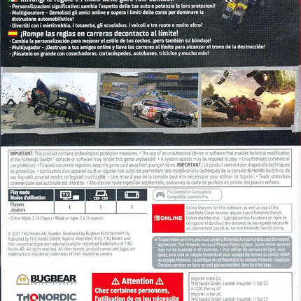 Wreckfest (Nintendo Switch)