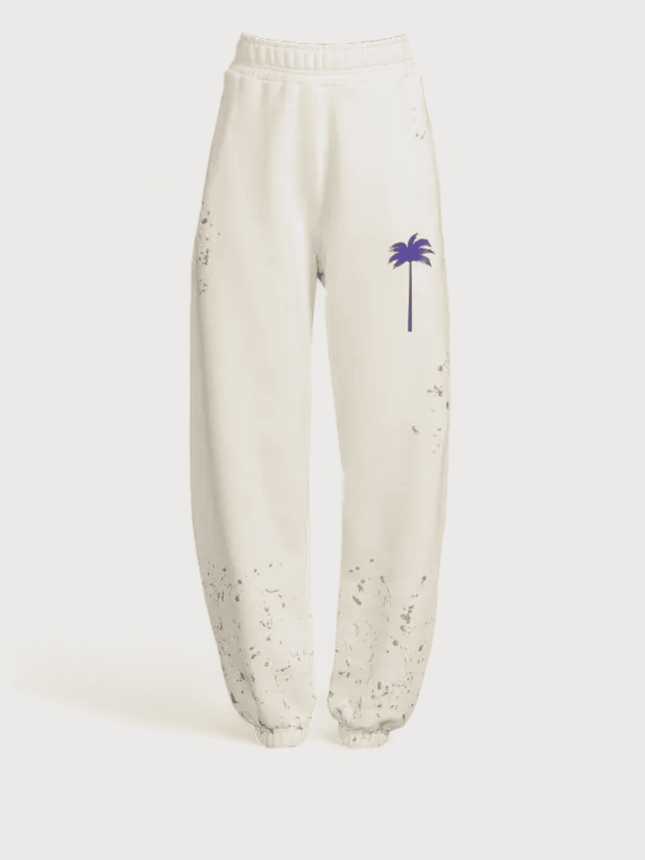 Palm Angels Sweatpants PXP Painted Sweatpants Butter