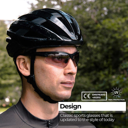 BBB Cycling Photochromic Cycling Glasses I Bifocal Sunglasses Mountain And Road Bike I Photochromic Sunglasses For Far-Sighted Riders I Impress Reader