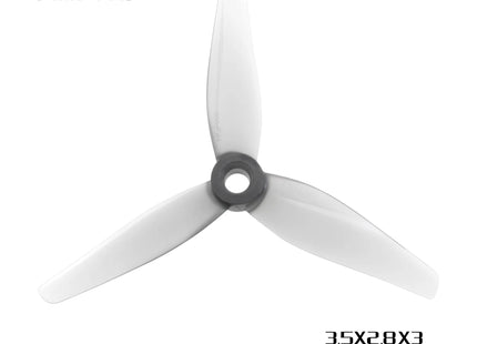 HQProp 3.5X2.8X3 Grey Propeller 3 Blade (2CW, 2CCW)