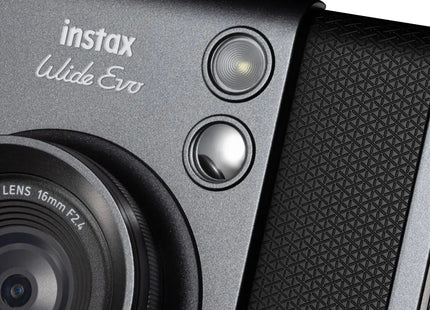 Fujifilm Instax Wide Evo Hybrid Instant Camera - Black