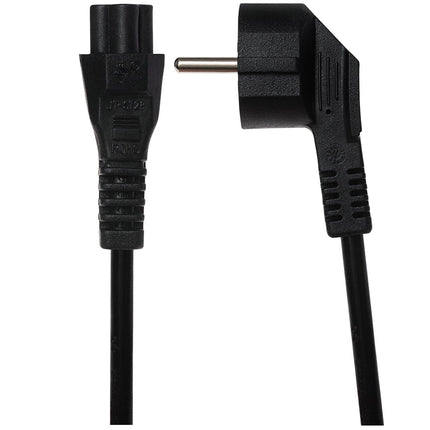 Maplin IEC C5 3pin Plug Female to EU Schuko Plug Power Supply Cable - 2m