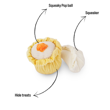 Dim Sum Pop enrichment dog toy