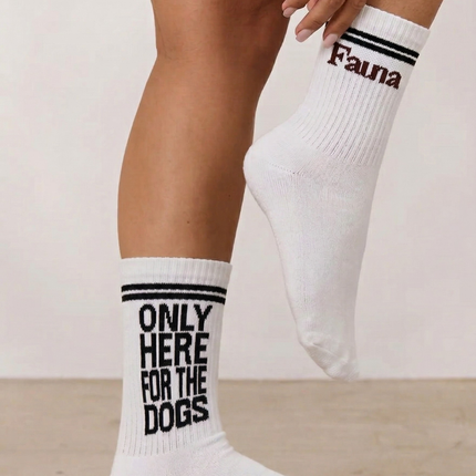 Only Here for the Dogs Socks