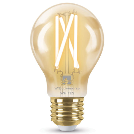 4lite WiZ Connected A60 Filament Amber WiFi LED Smart Bulb - E27 Large Screw