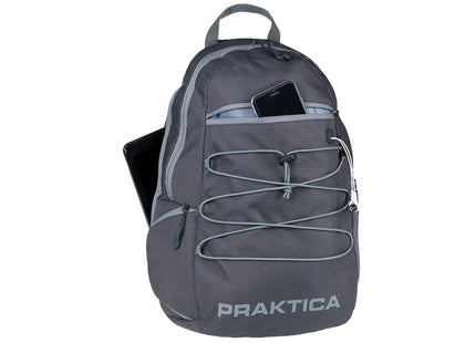 PRAKTICA All Weather Day 12L Backpack with Rain Cover & Binocular Pocket - Grey