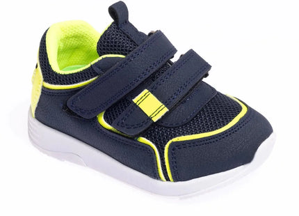 HelloBaby Touch-Fastening Faux Leather Baby Trainers
