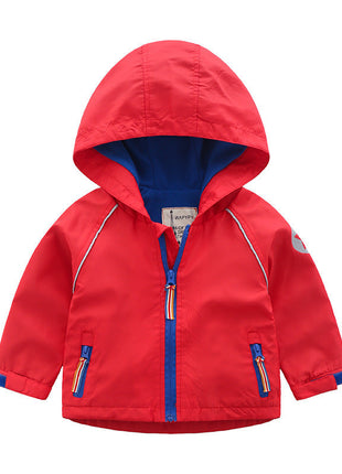 Boys' Hooded  Autumn  Clothing Children's Fleece Jacket