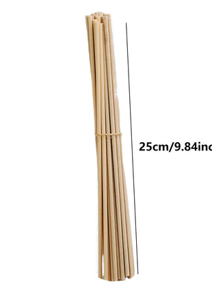 100Pcs Reed Diffuser Sticks Set 3mm 8inch Fiber Reed Diffuser Sticks Fragrance for Bedroom Office Bathroom Home
