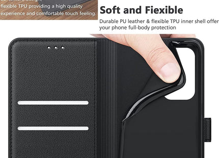 Samsung Galaxy A21s Book Flip Case Leather Wallet