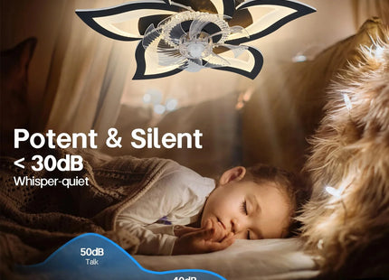 Modern Led Ceiling Fan Lamp