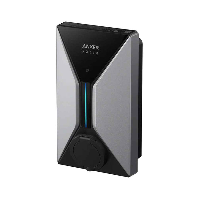 Anker SOLIX V1 7.4kW Smart EV Charger, Type 2 Socket Version with AI-Controlled Solar Charging and App Monitoring