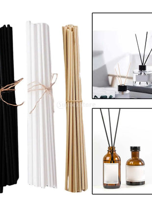 100Pcs Reed Diffuser Sticks Set 3mm 8inch Fiber Reed Diffuser Sticks Fragrance for Bedroom Office Bathroom Home