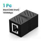 1Pc Black ABS