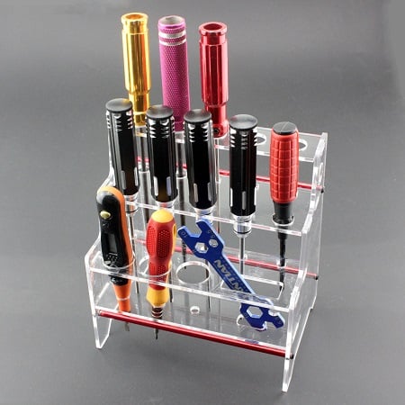 DroneBuildr 3 Level Tool Storage Rack