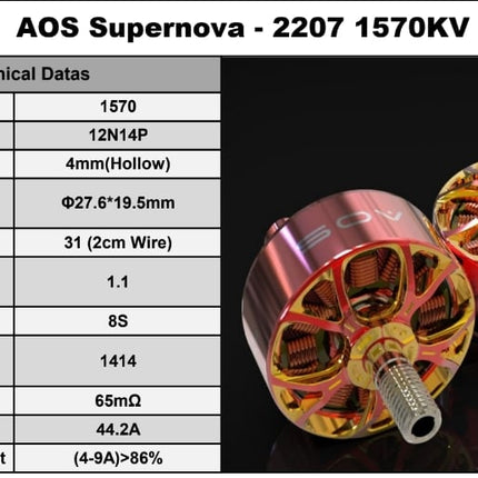 AOS Supernova 2207-1570KV Motor