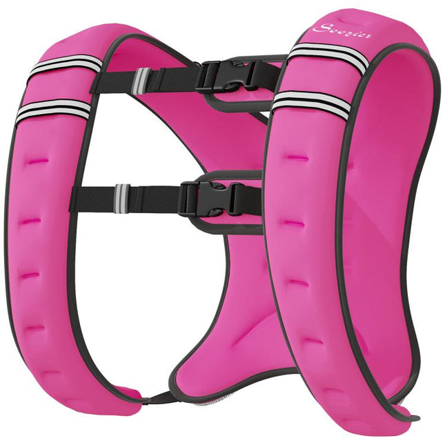 8KG Weighted Vest, Running Weight Vest with Adjustable Strap, Convenient Pocket and Reflective Strips for Men and Women