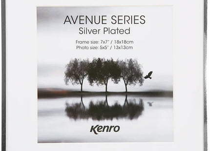 Kenro Avenue Silver Plated 3x3 Photo Frame