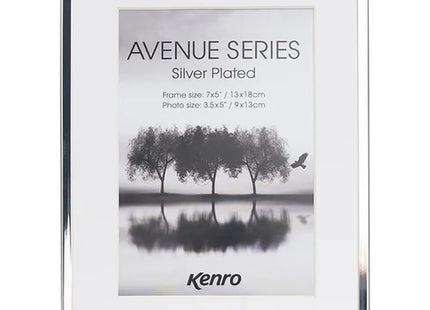 Kenro Avenue Silver Plated 5x3.5 Photo Frame