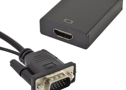 AV:Link VGA to HDMI Video DAC Converter Adapter With Audio