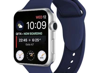 Double Rivets Silicone Watch Band for Apple Watch Series 3 & 2 & 1 42mm, Apple Watch 42mm