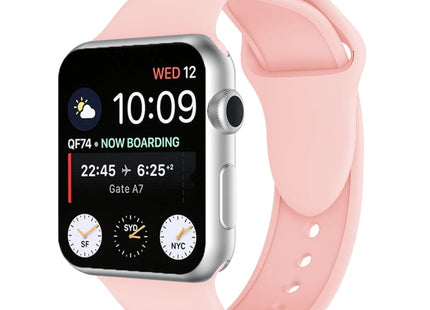 Double Rivets Silicone Watch Band for Apple Watch Series 3 & 2 & 1 42mm, Apple Watch 42mm